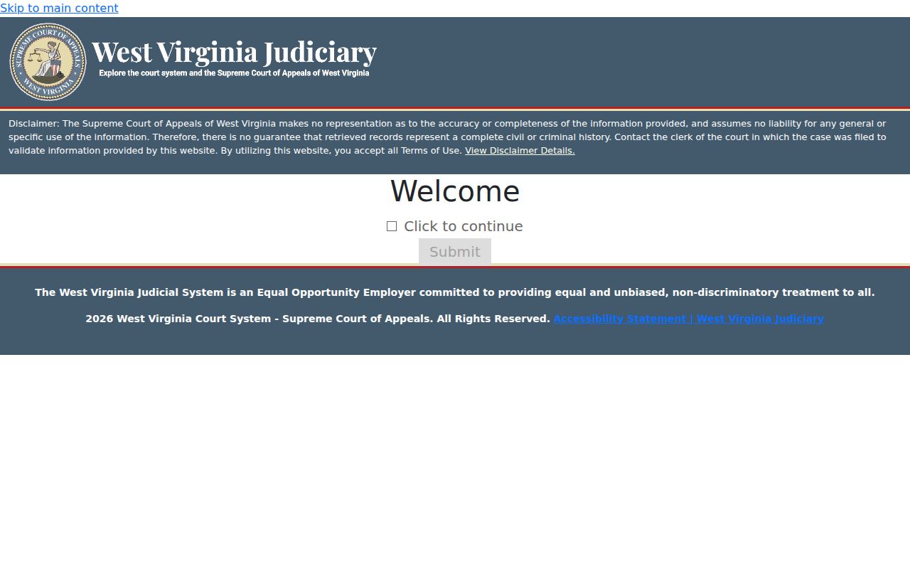 Mingo County deed research starting in the free statewide magistrate search